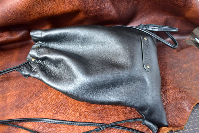 The Sleek Black Cinch Bag