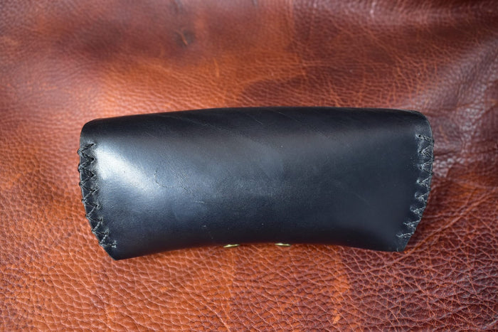 Glasses Case Handstitched - Black