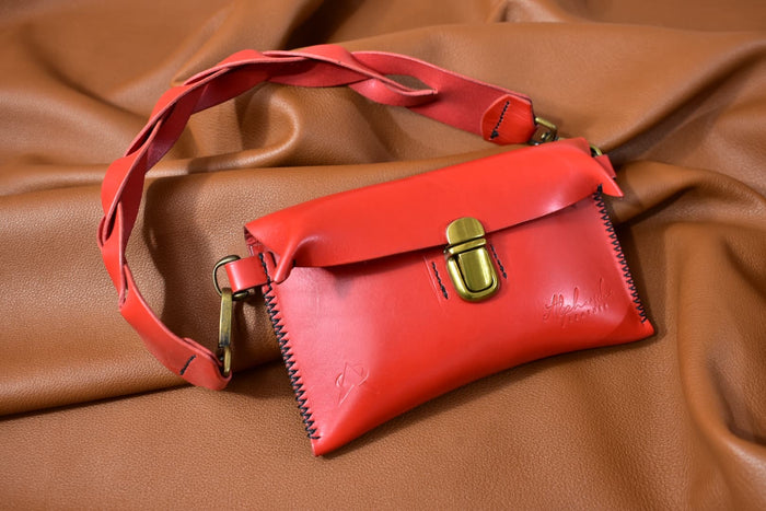 Basic Red Small Convertible Pouch