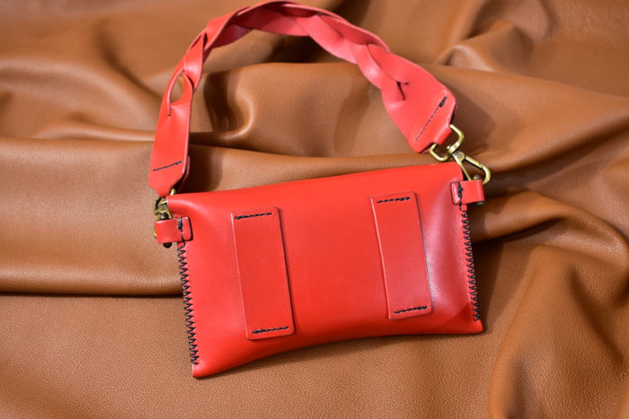 Basic Red Small Convertible Pouch