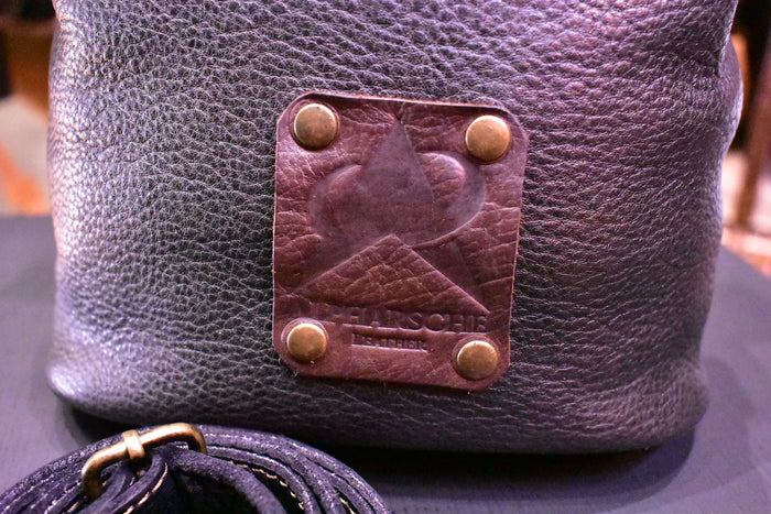 The Small Black Bucket Bag