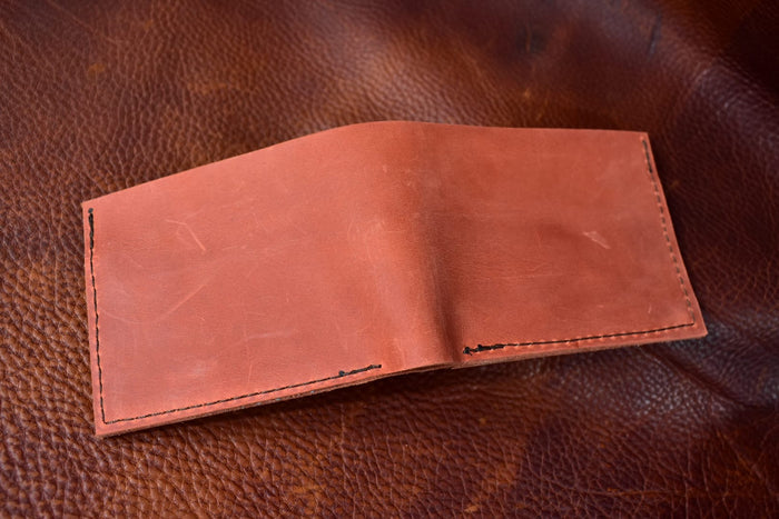 Simple Bifold Wallet - Salmon