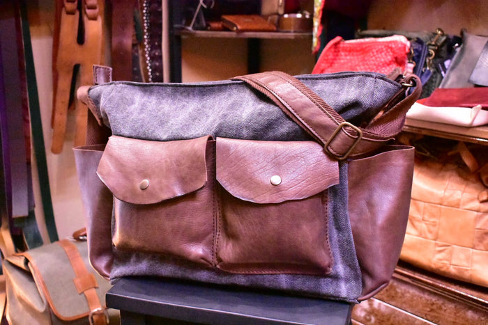 The Daring Canvas Messenger Bag