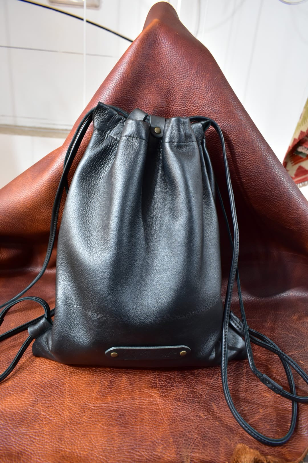 The Sleek Black Cinch Bag