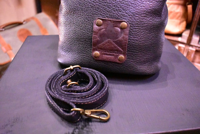 The Small Black Bucket Bag