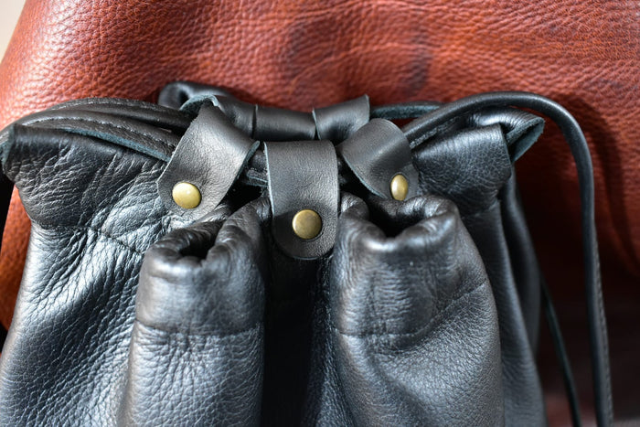 The Sleek Black Cinch Bag