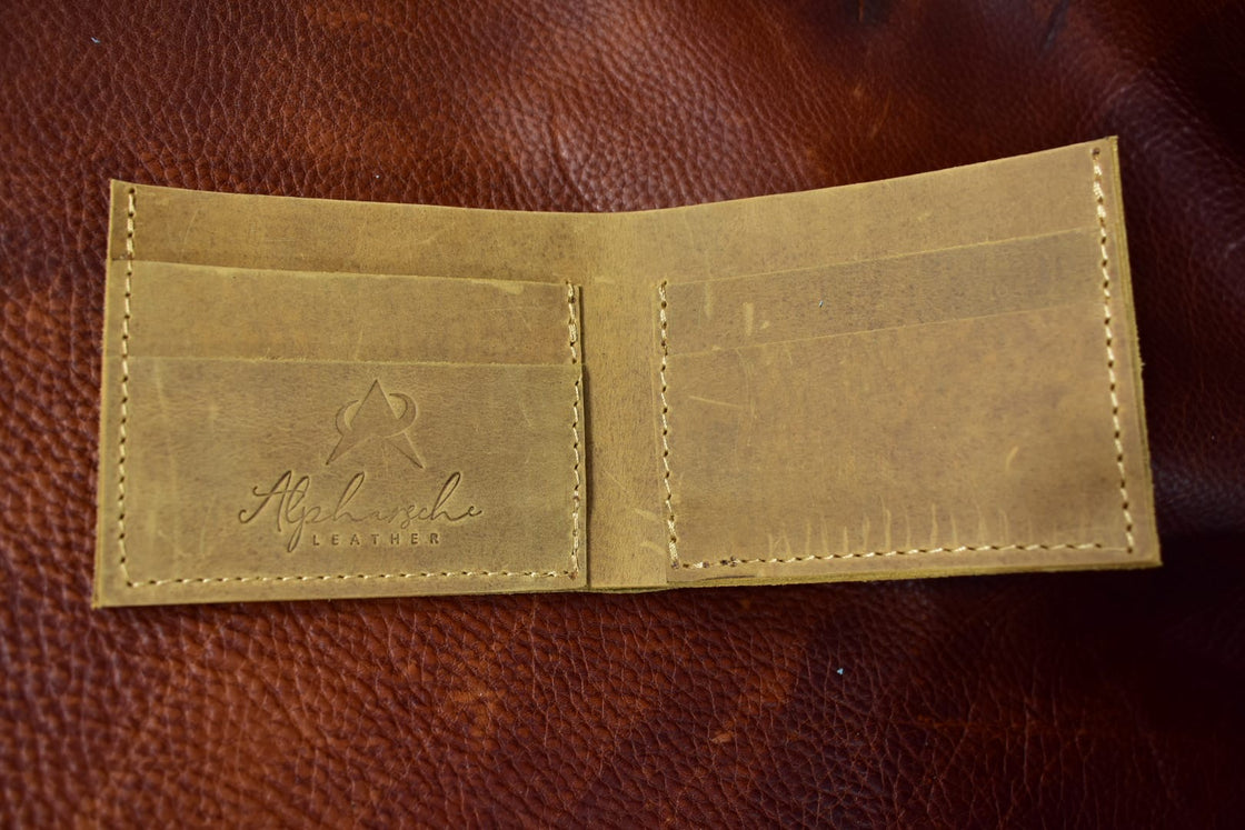 Simple Bifold Wallet - Light Brown