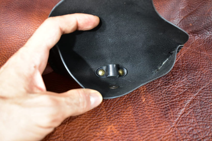 Glasses Case Handstitched - Black