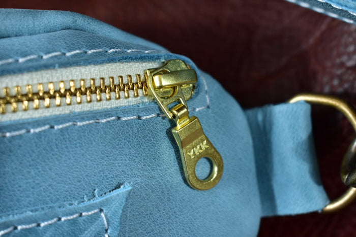 The Cute Sky Blue Leather Bumbag