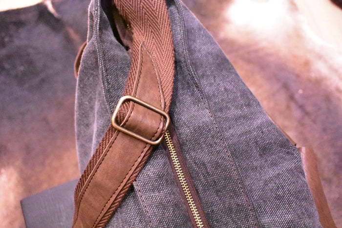 The Daring Canvas Messenger Bag