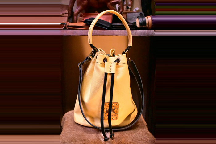 The Adventurous Yellow Bucket Bag