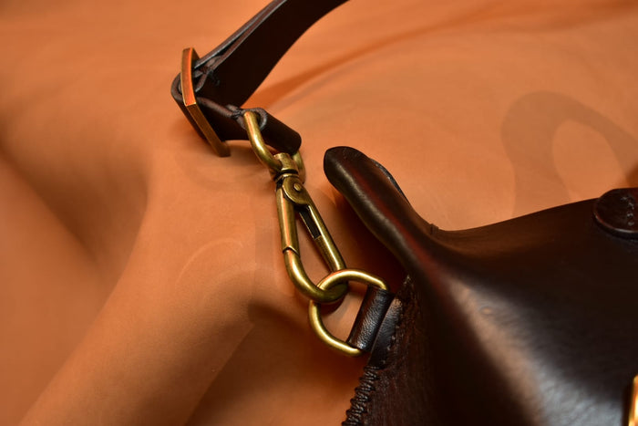 Midsize Black Convertible Satchel