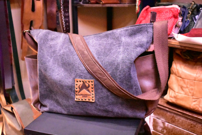 The Daring Canvas Messenger Bag