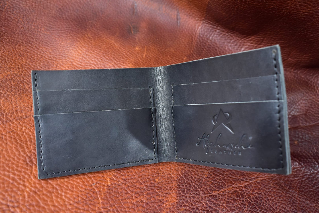 Simple Bifold Wallet - Black