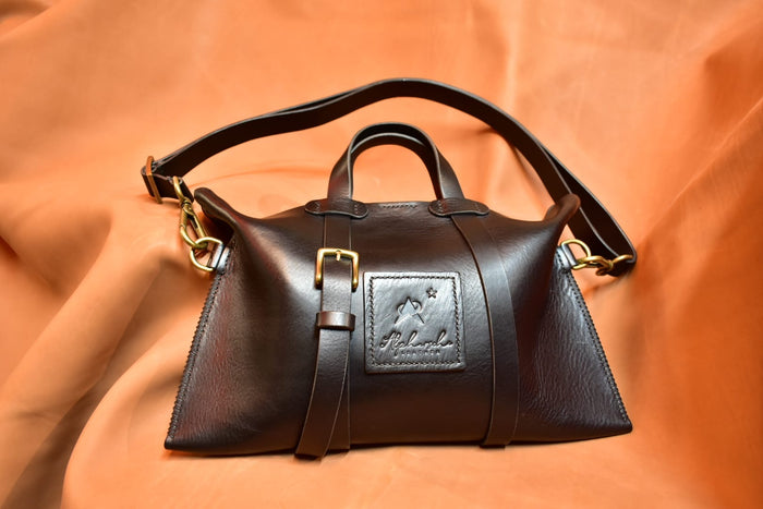 Midsize Black Convertible Satchel