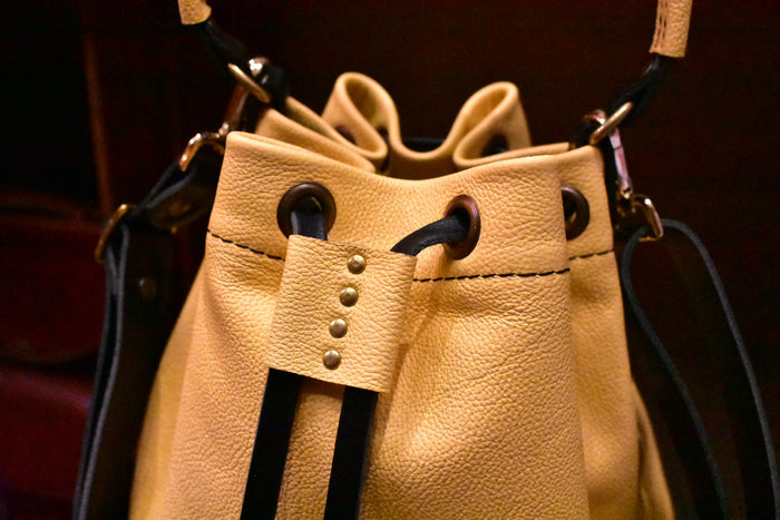 The Adventurous Yellow Bucket Bag