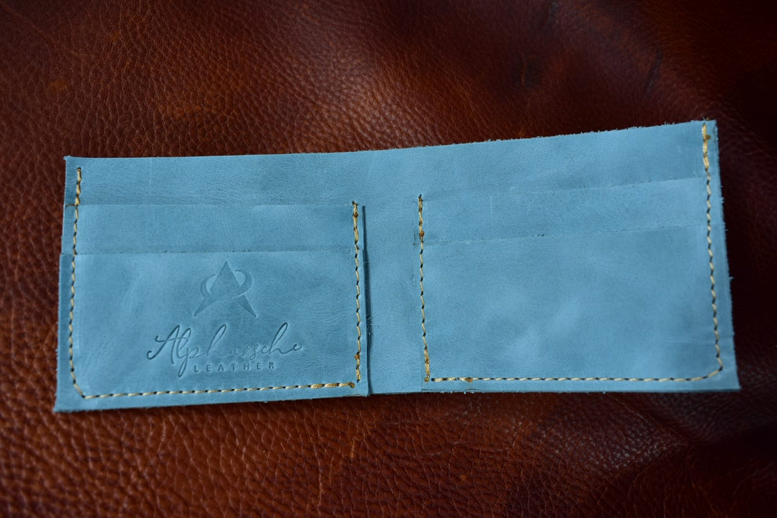 Simple Bifold Wallet - Sky Blue