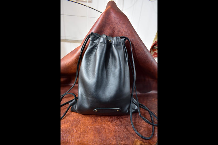 The Sleek Black Cinch Bag