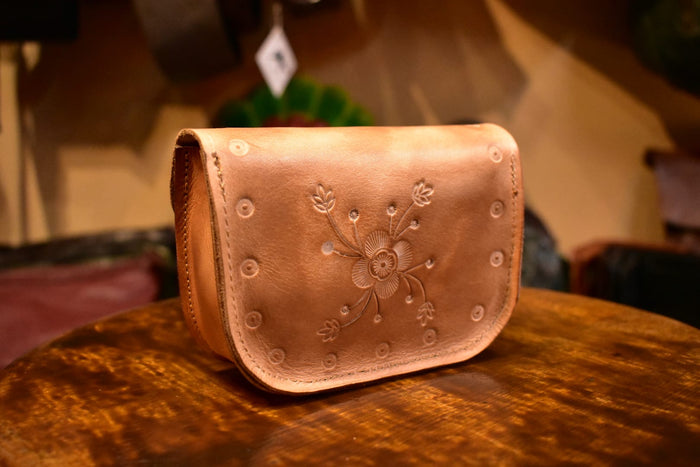 The Detailed Tooled Small Pouch