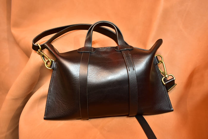 Midsize Black Convertible Satchel