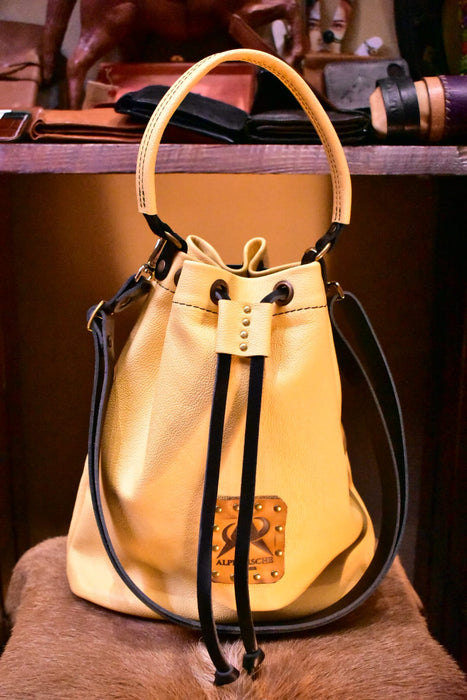 The Adventurous Yellow Bucket Bag