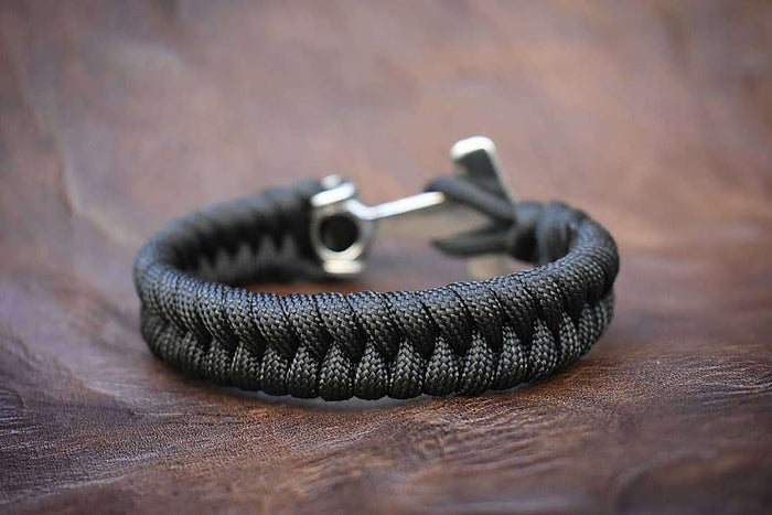 Paracord Bracelet with Stainless Steel 